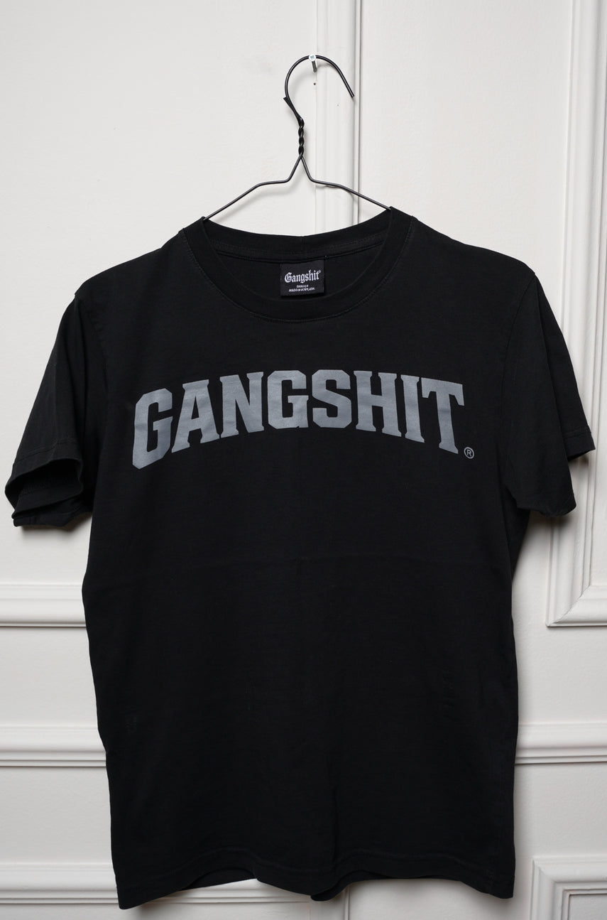 Gangshit Varsity T-Shirt – Black