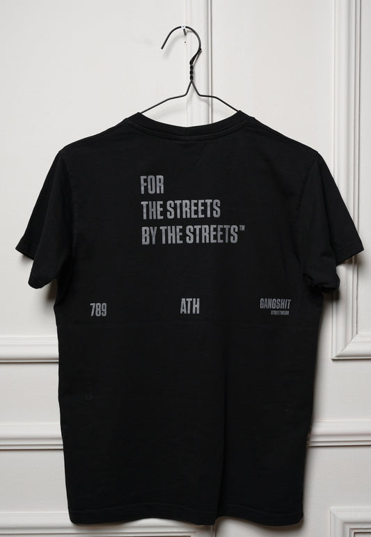 Gangshit Varsity T-Shirt – Black