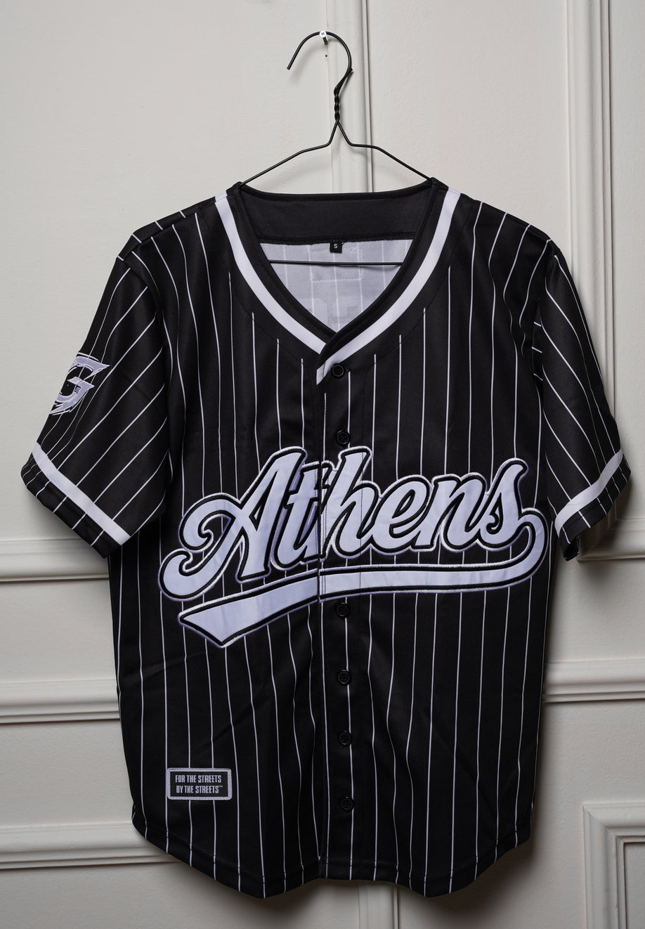 Gangshit Athens 789 Baseball Jersey – Black
