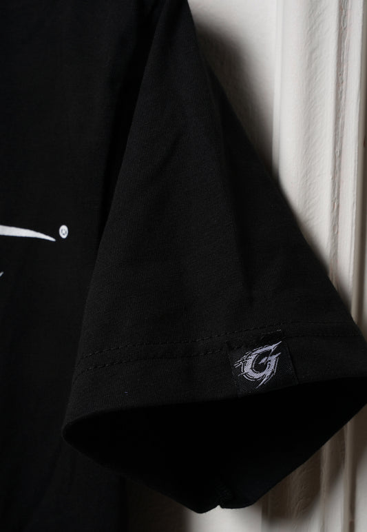 Gangshit Script T-Shirt – Black
