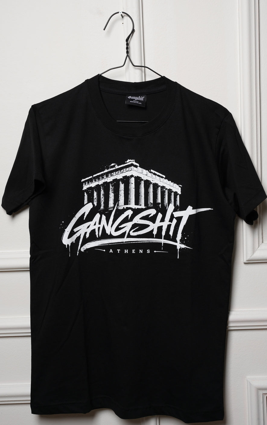 Gangshit Acropolis T-Shirt – Black