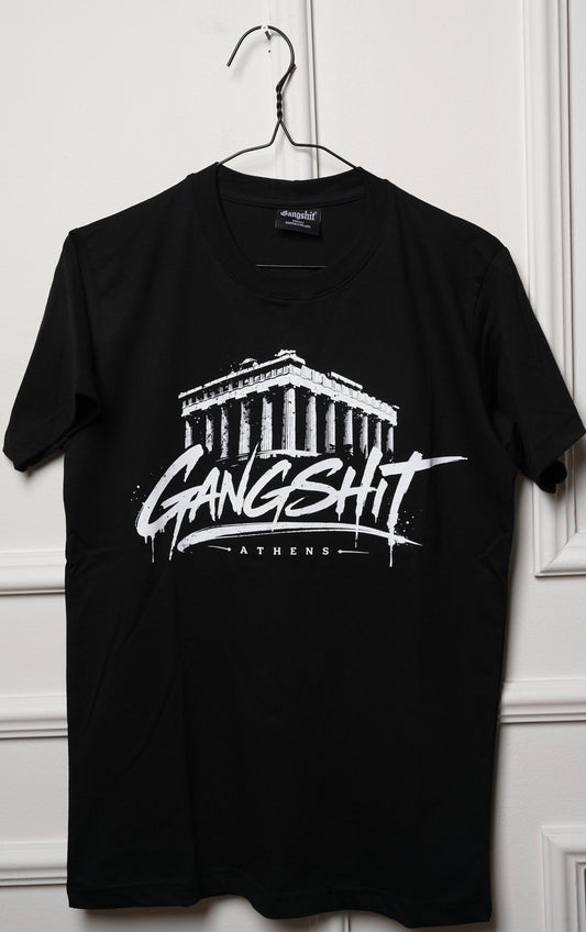 Gangshit Acropolis T-Shirt – Black