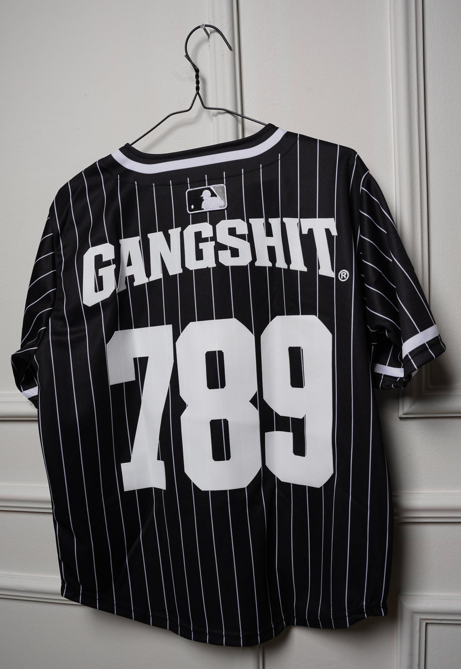 Gangshit Athens 789 Baseball Jersey – Black