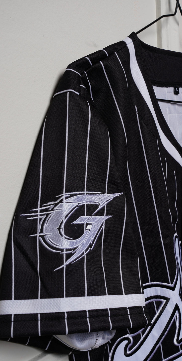 Gangshit Athens 789 Baseball Jersey – Black