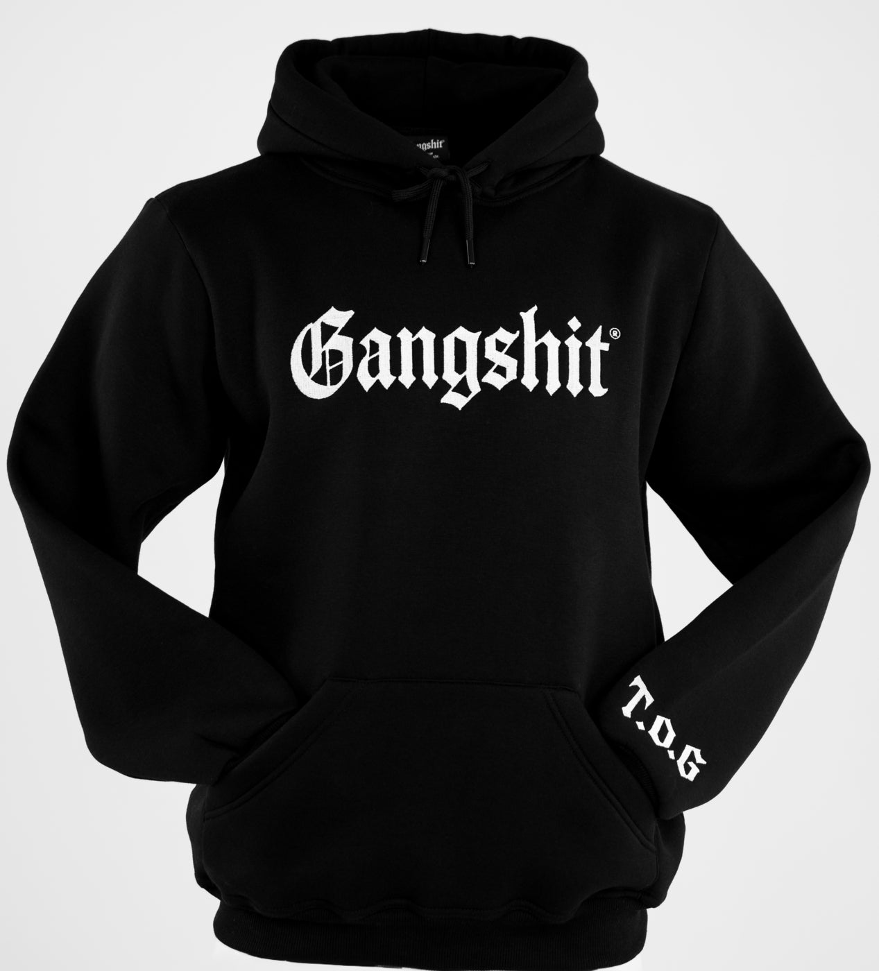 Gangshit Signature Hoodie – Midnight Black