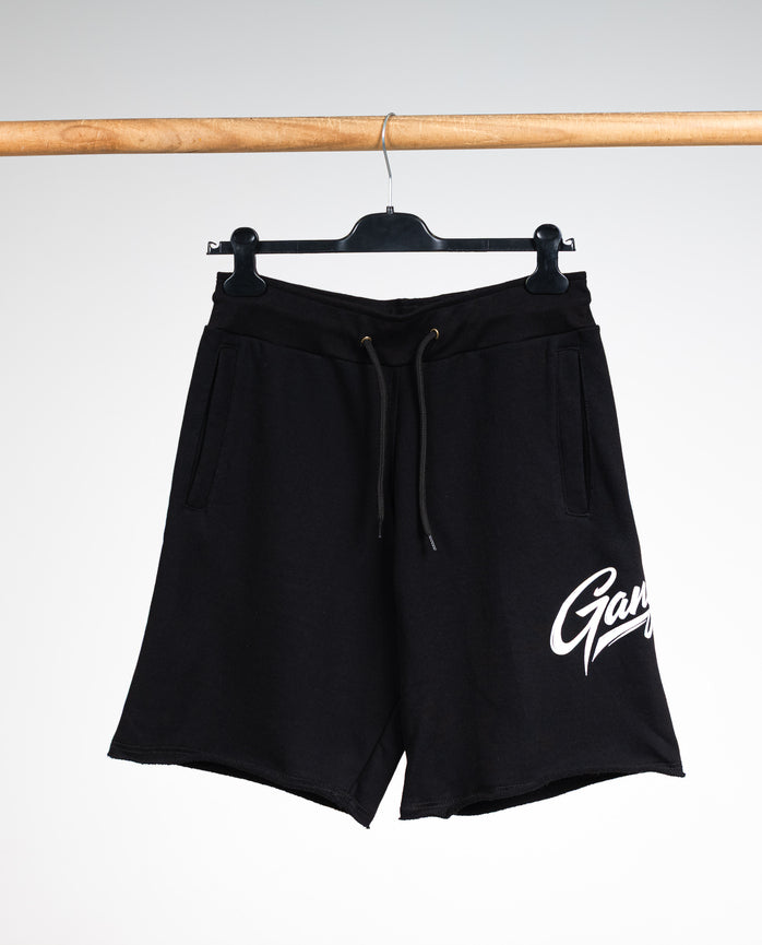 Gangshit Script Shorts – Black