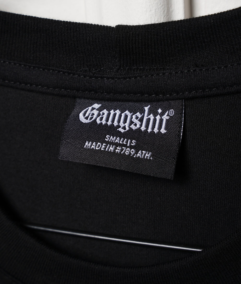 Gangshit Acropolis T-Shirt – Black